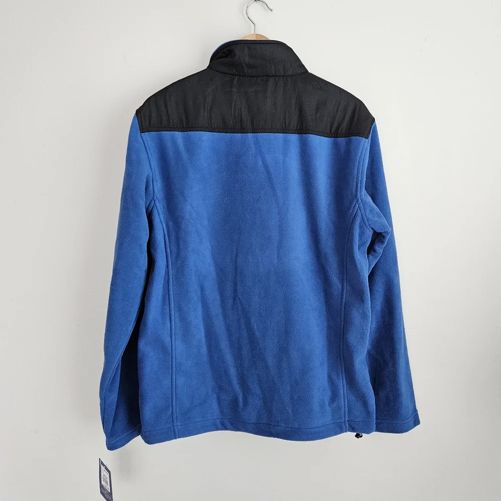 Champion Jacket Arctic Mens Fleece Jacket Blue‎ and Black size Medium NWT